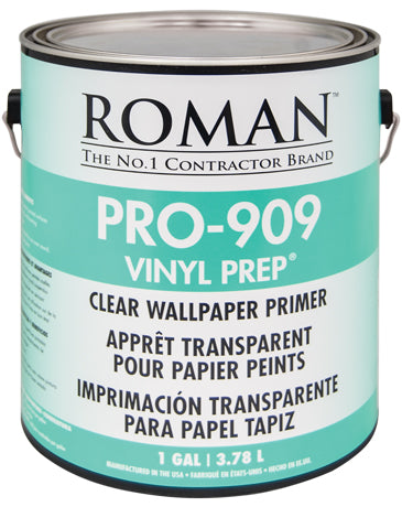 Roman PRO-909 Vinyl Prep® Clear Wallpaper Primer